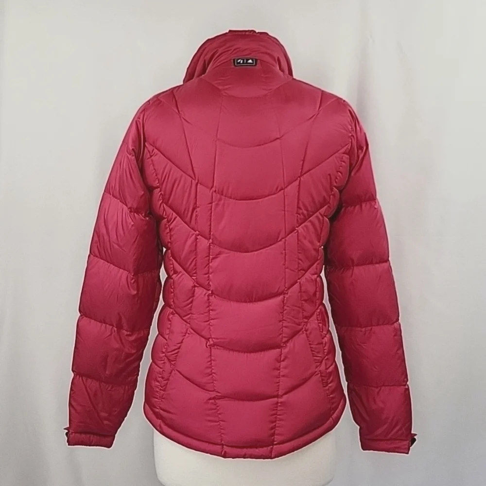 Adidas 600 Fill Down Filled Packable Coat Hot Pink Size XS